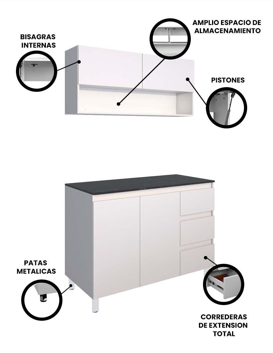 Gabinete Azalea de MDF 4