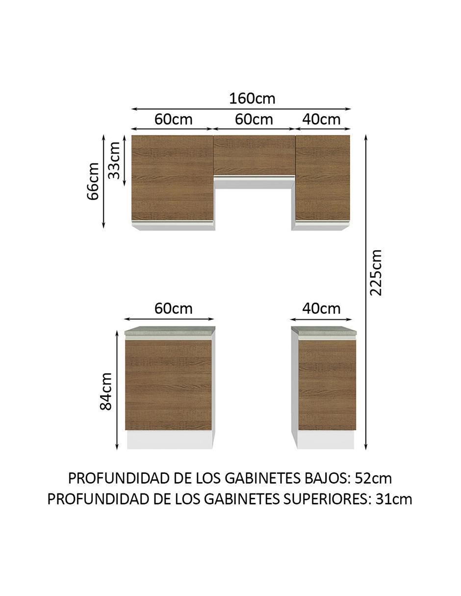 Cocina integral Glamy 10