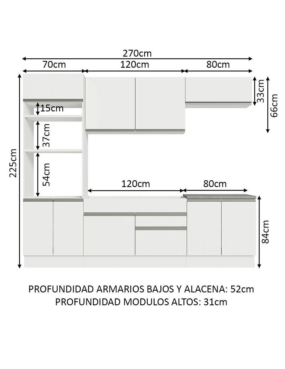 Cocina integral Glamy 11