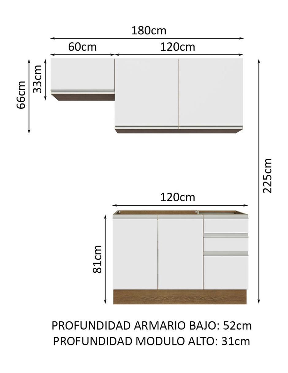 Cocina integral Glamy 12