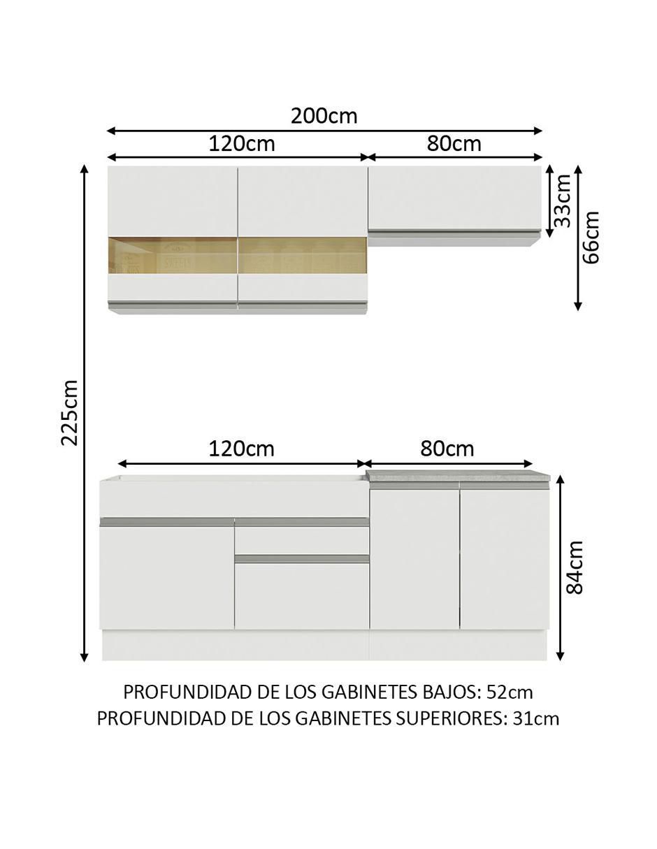 Cocina integral Glamy 13
