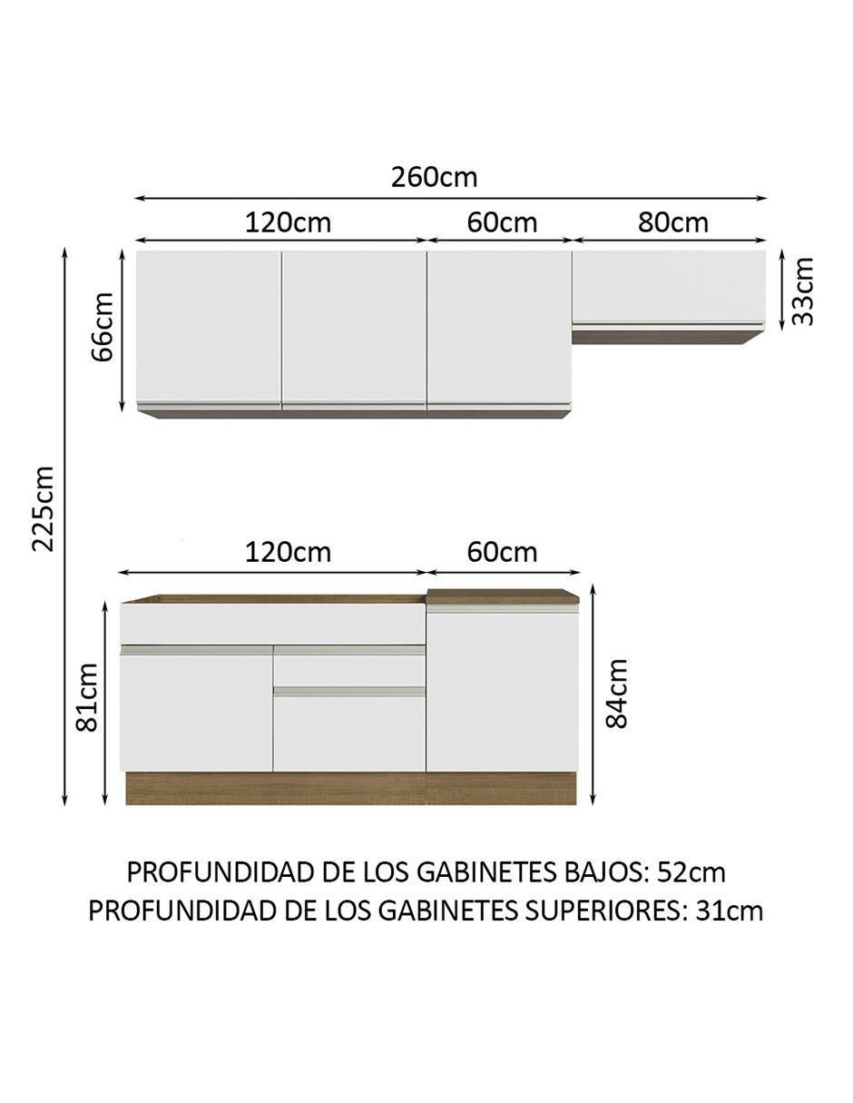 Cocina integral Glamy 12
