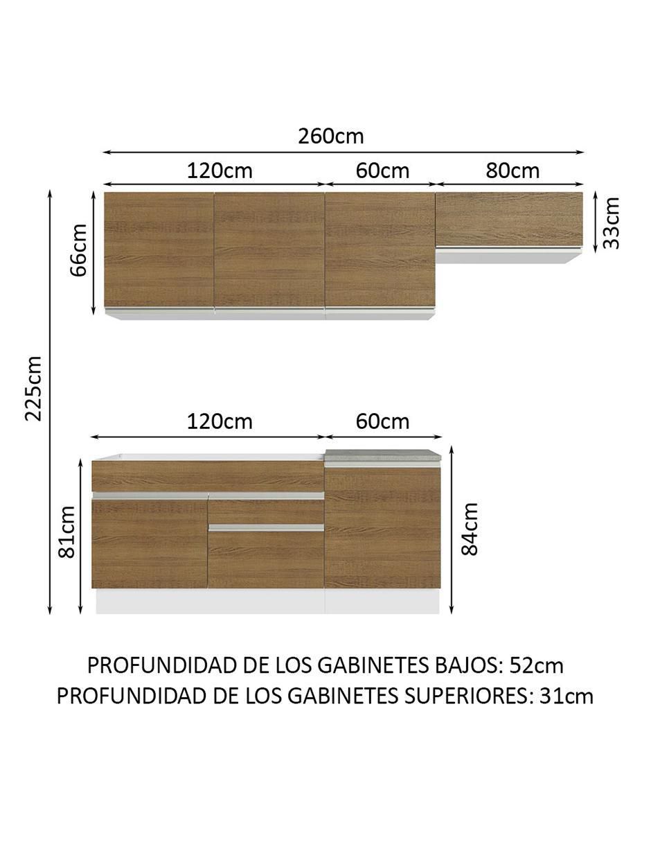 Cocina integral Glamy 9