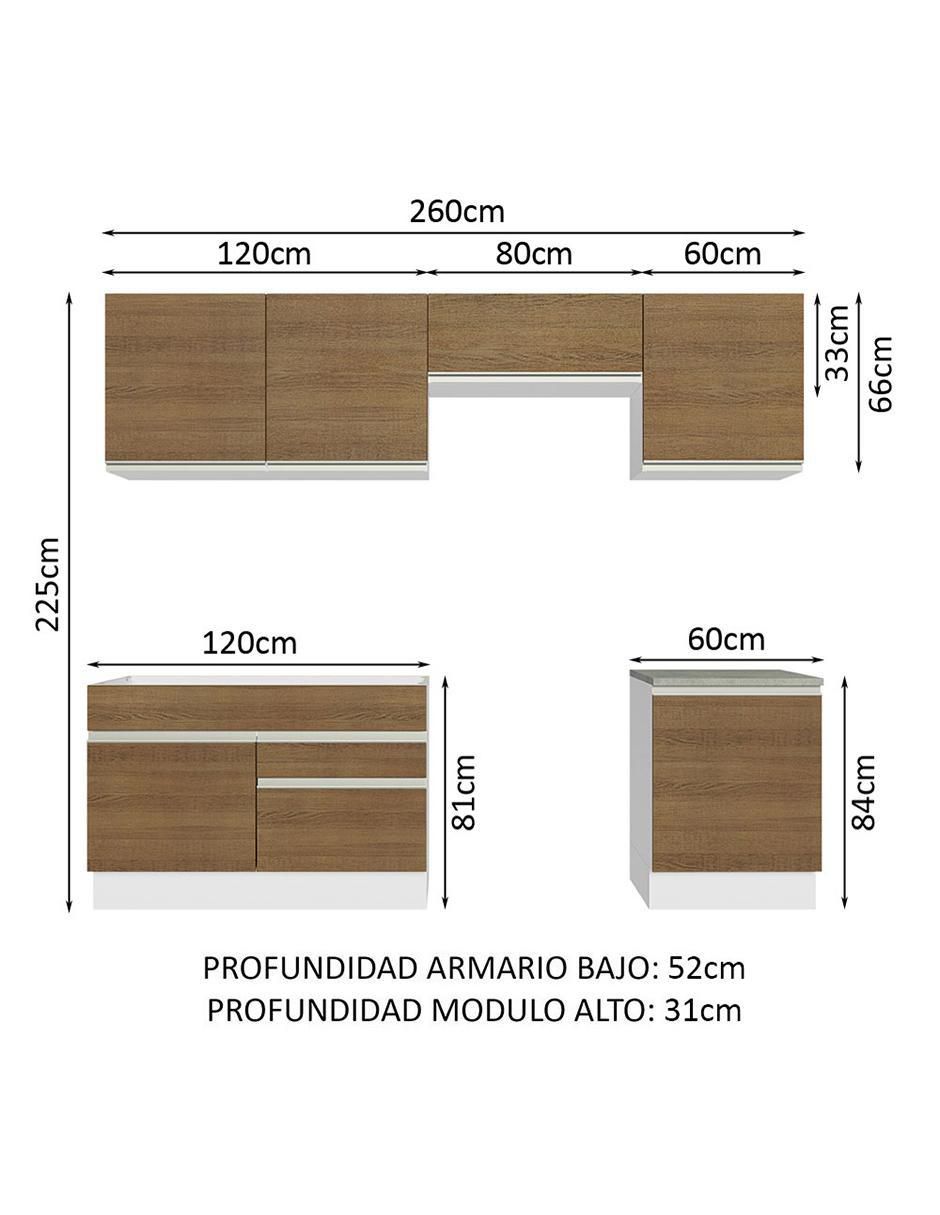 Cocina integral Glamy 12