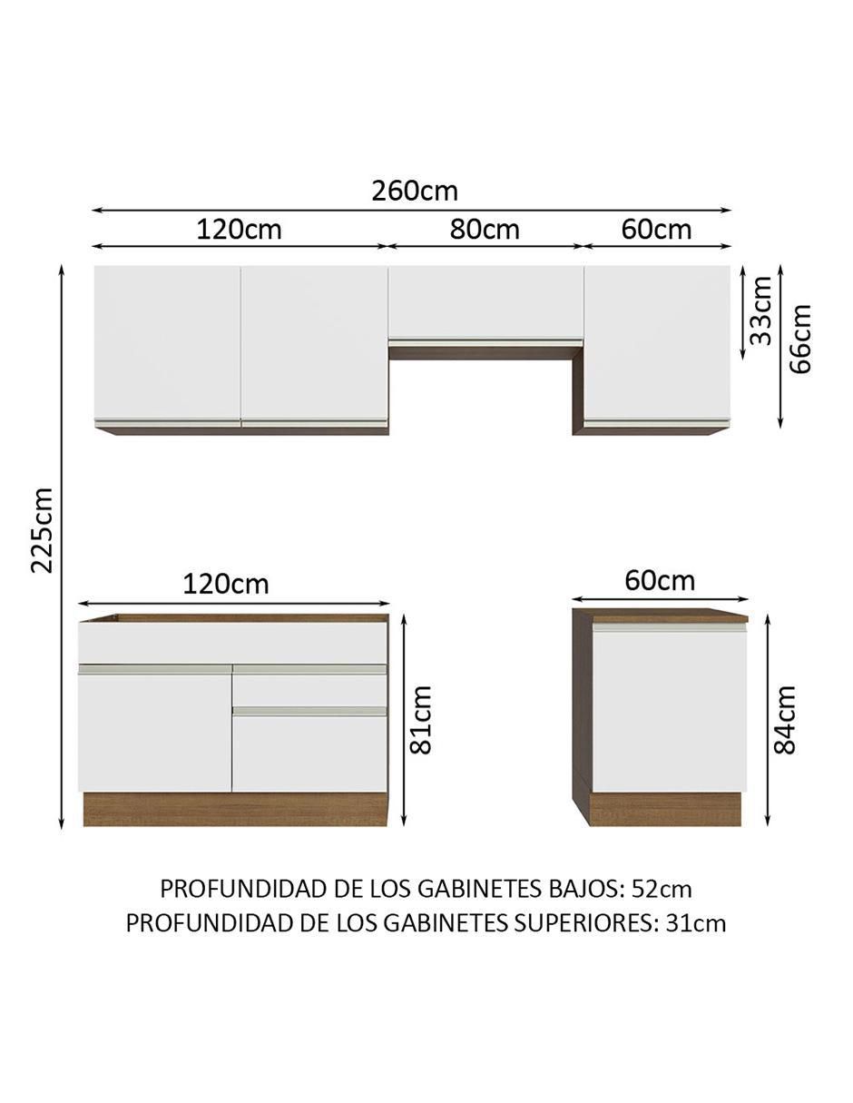 Cocina integral Glamy 13