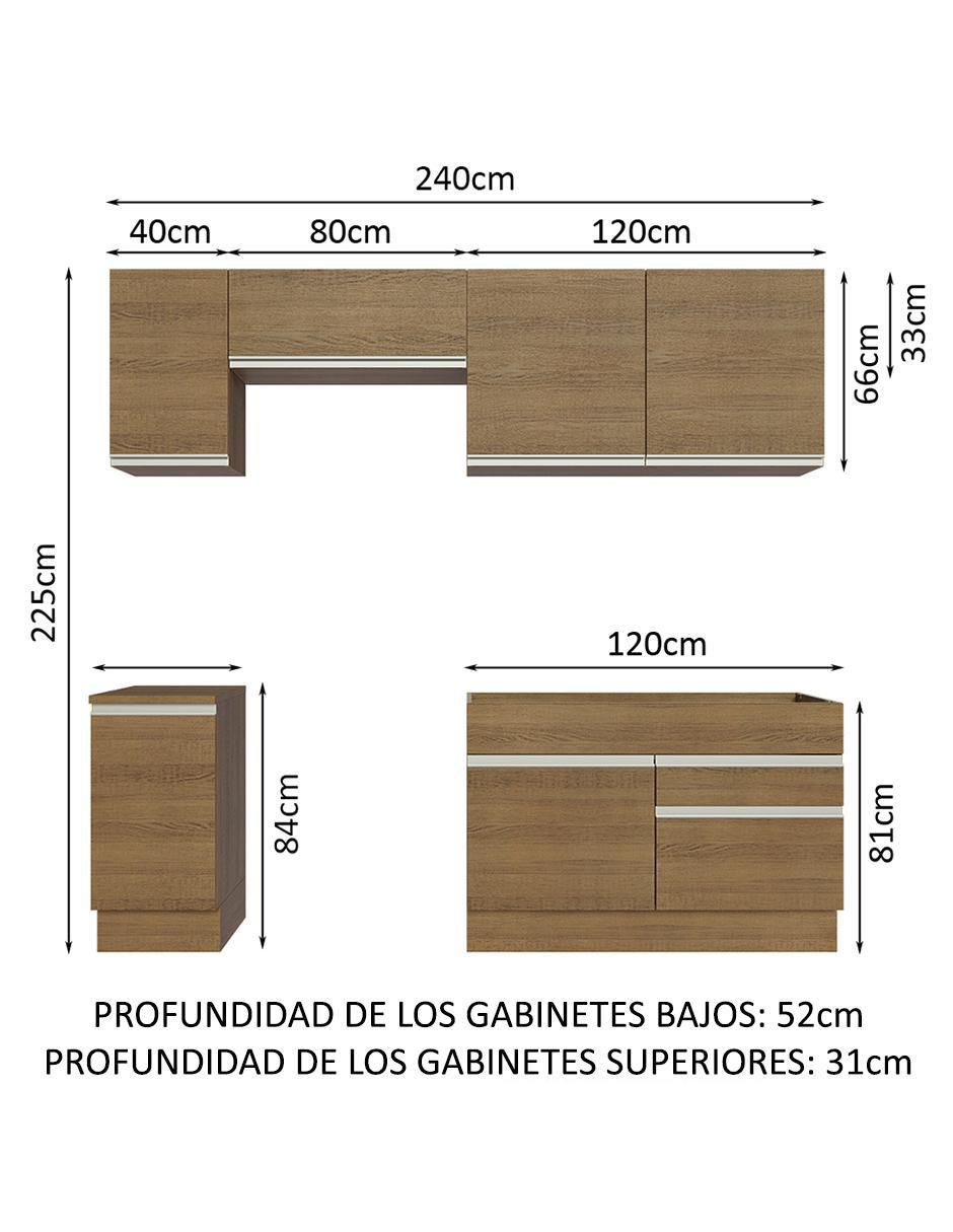 Cocina integral Glamy 8