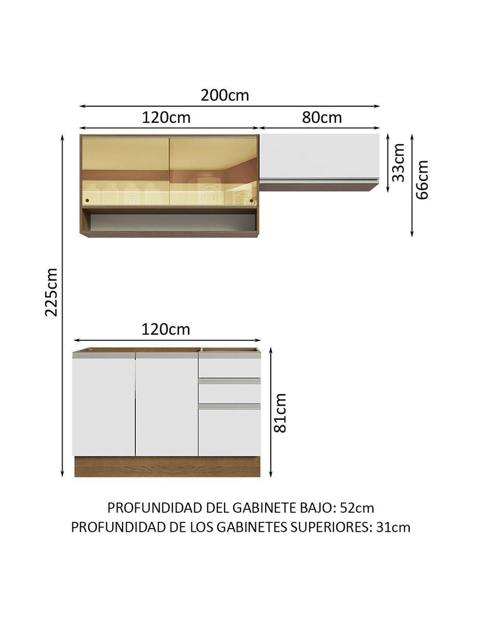 Cocina integral Glamy 12