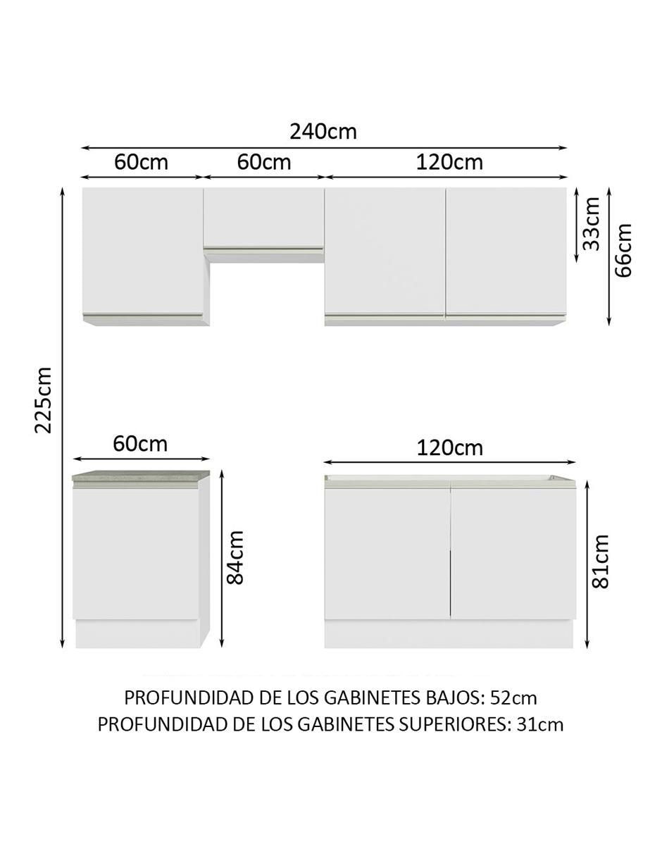 Cocina integral Glamy 11