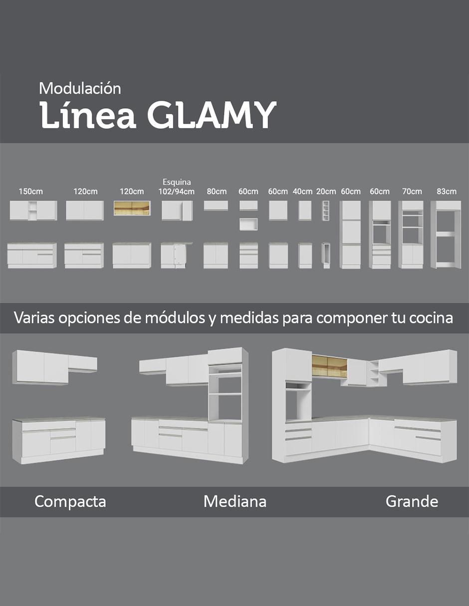 Cocina integral Glamy 7