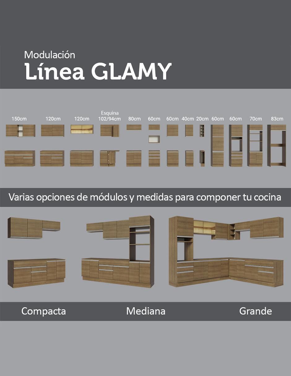 Cocina integral Glamy 10