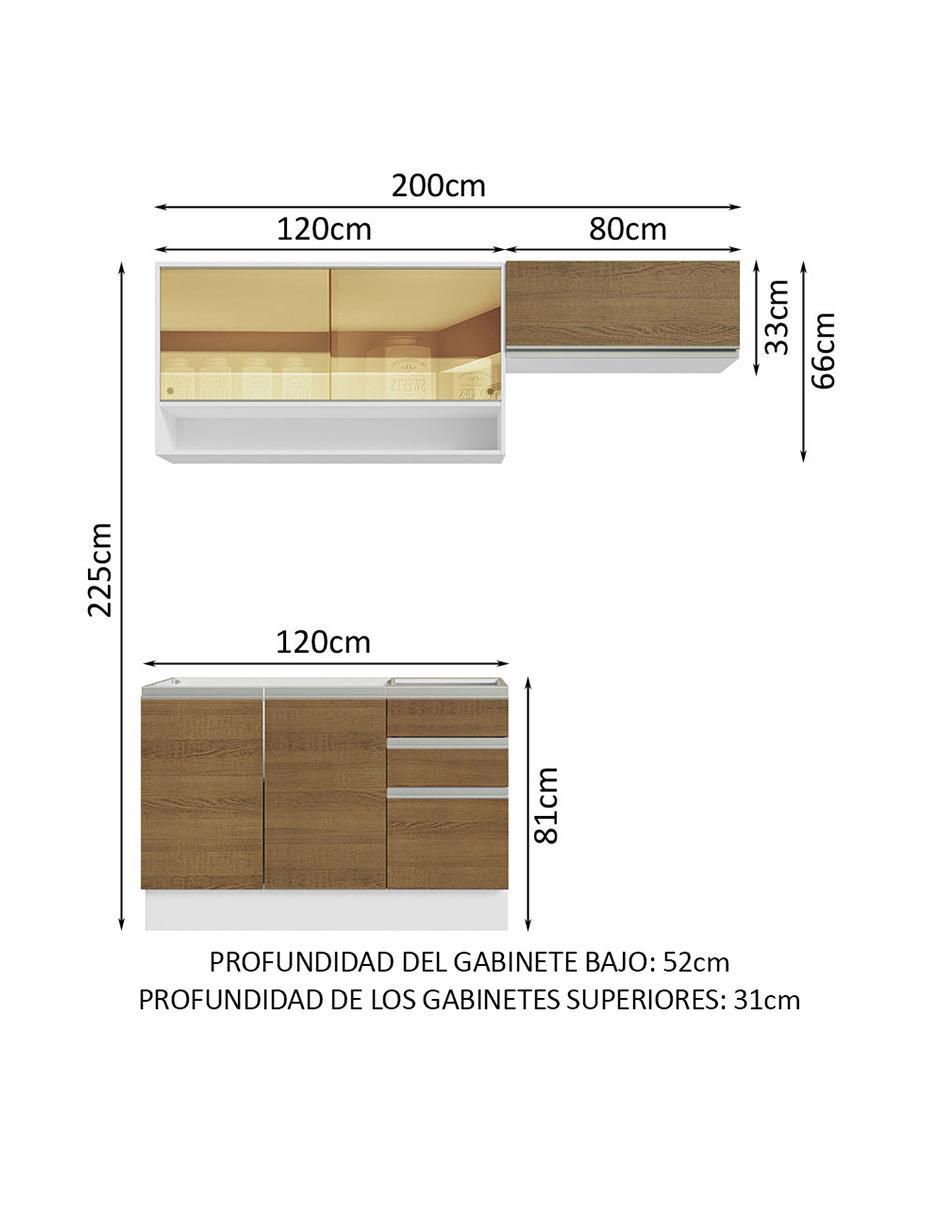 Cocina integral Glamy 12