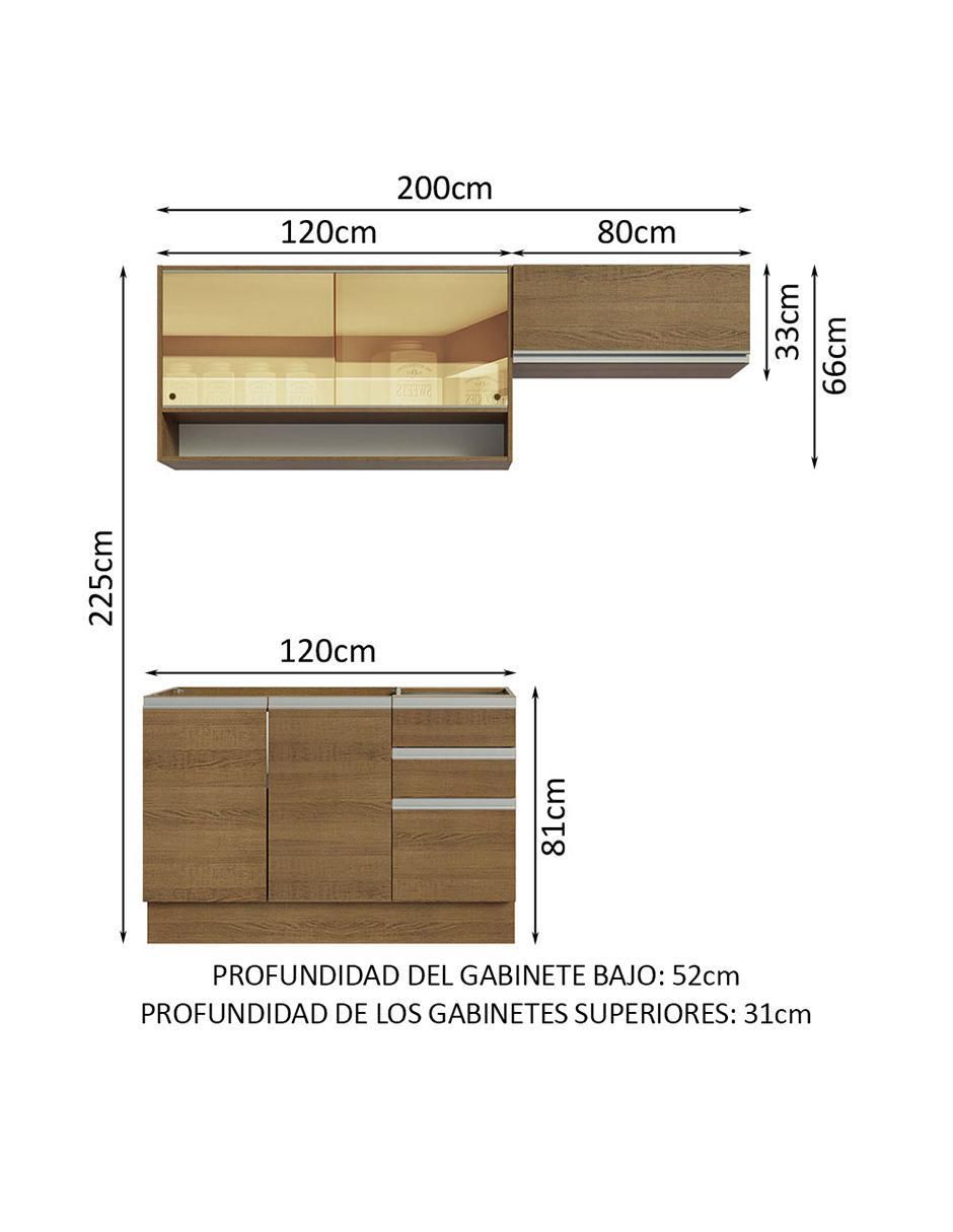 Cocina integral Glamy 11