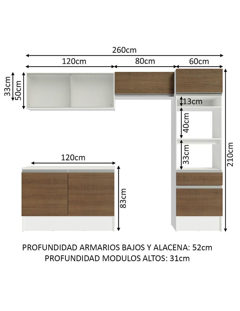 Cocina integral Topazio 11