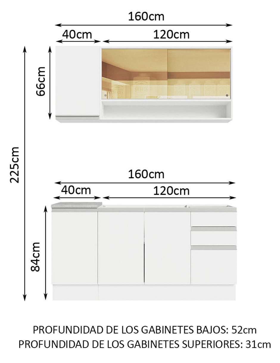 Cocina integral Glamy 11