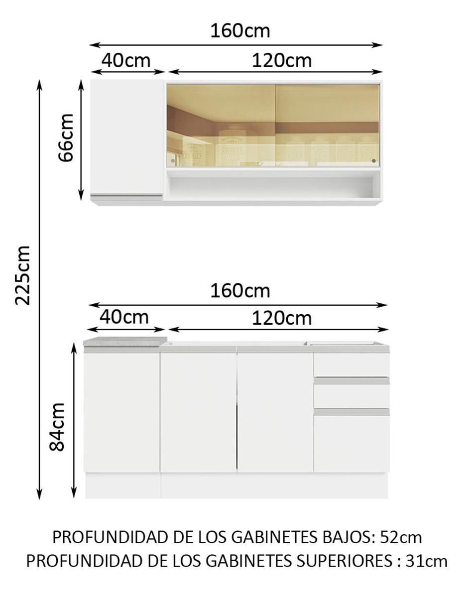 Cocina integral Glamy 10