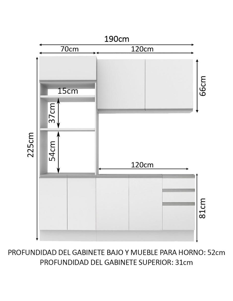 Cocina integral Laura Glamy 9