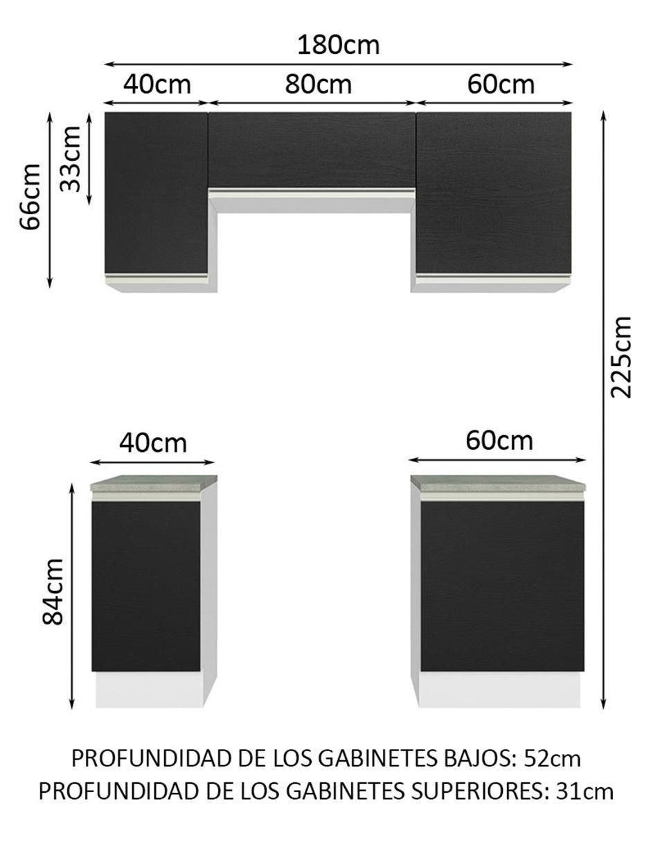 Cocina integral Glamy 12