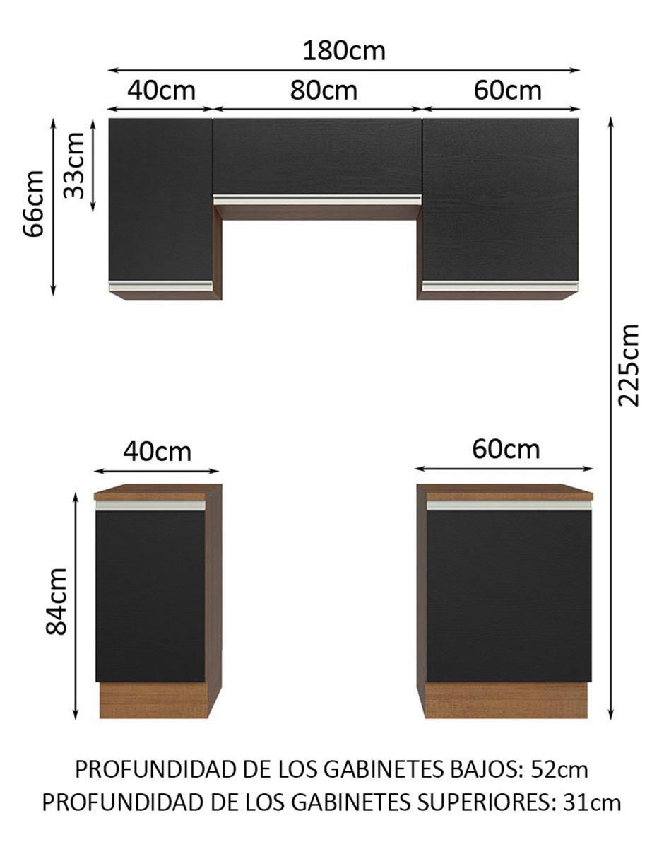 Cocina integral Glamy 9