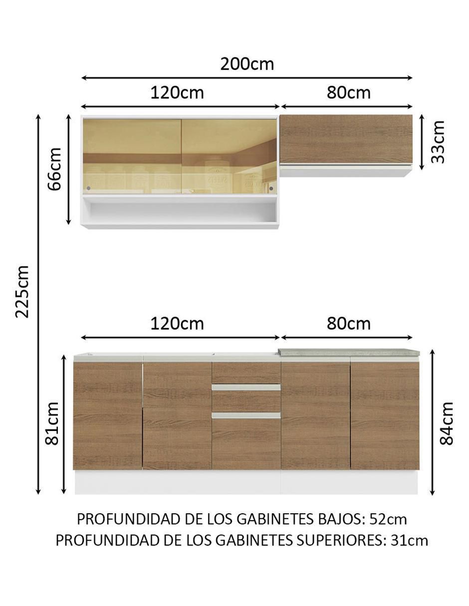Cocina integral Glamy 12