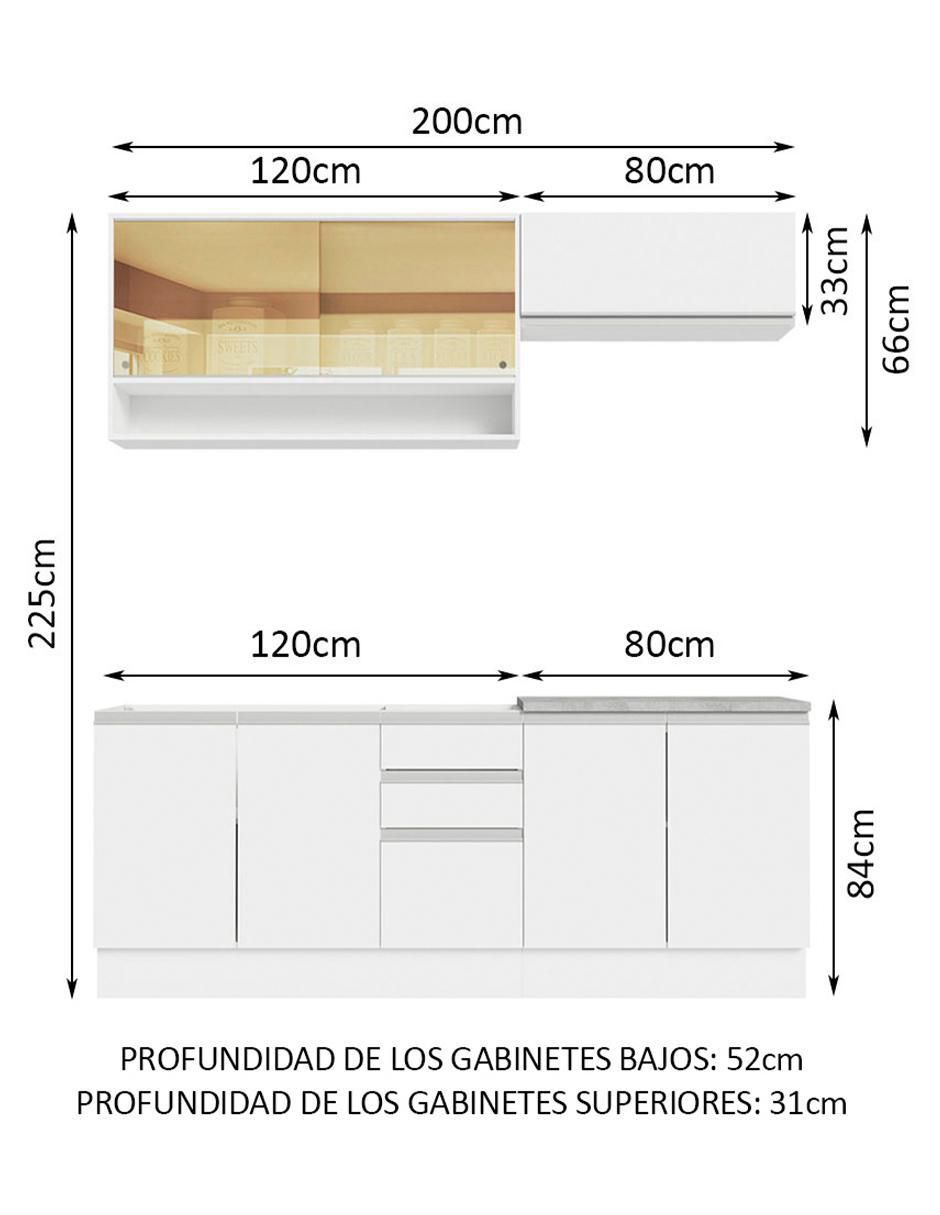 Cocina integral Glamy 11