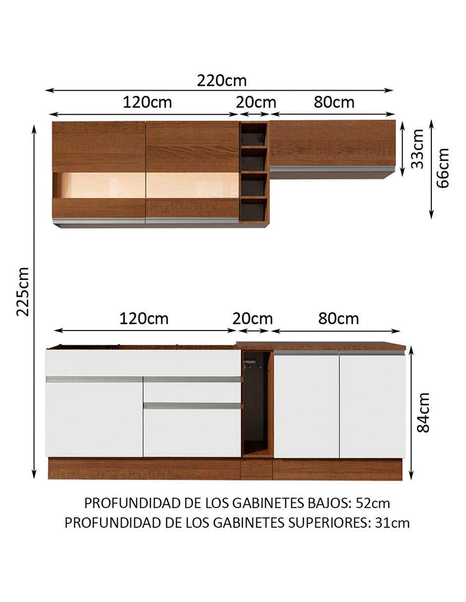 Cocina integral Parma Glamy 11