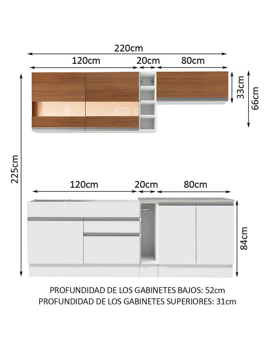 Cocina integral Parma Glamy 10