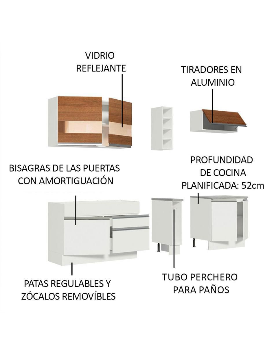 Cocina integral Parma Glamy 5