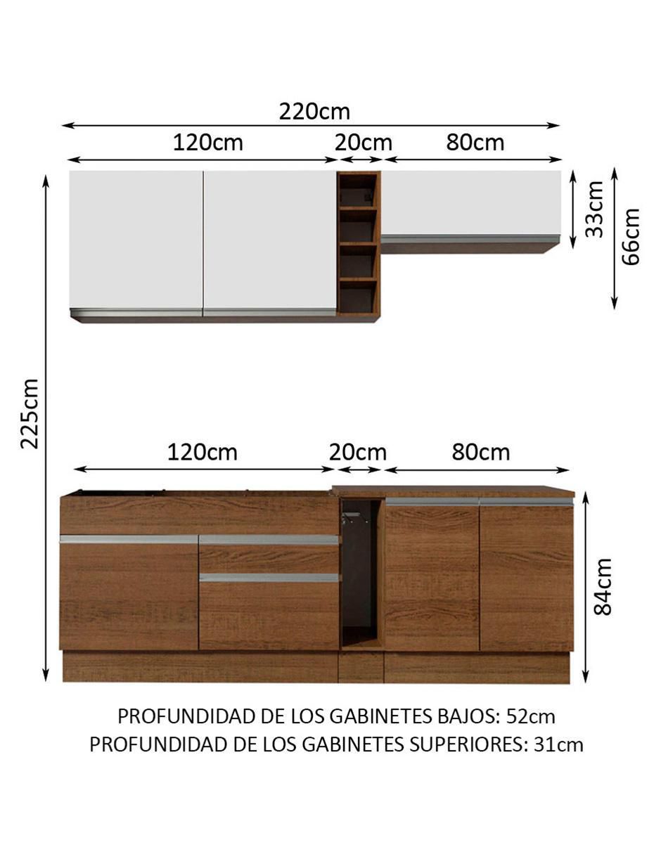 Cocina integral Parma Glamy 11