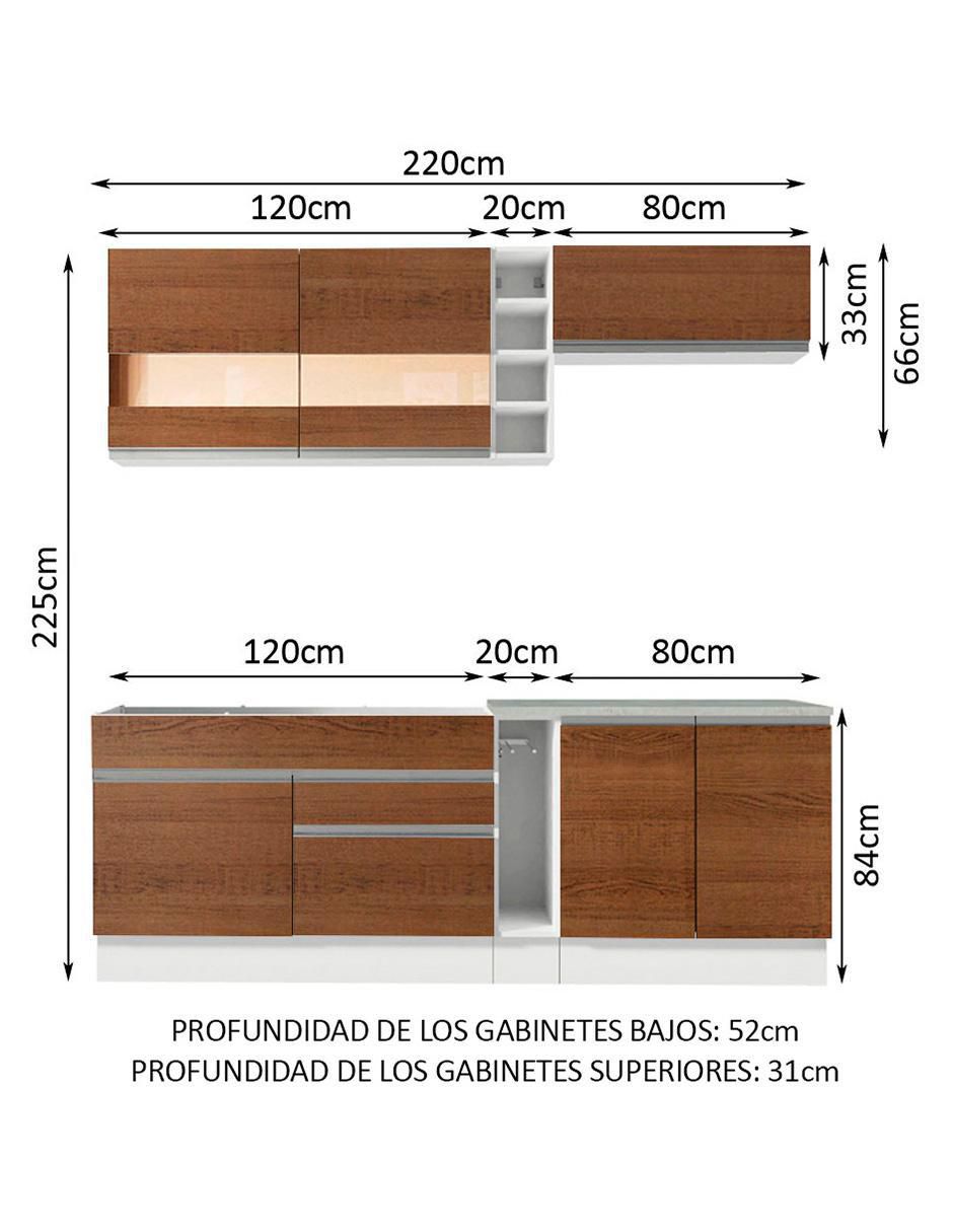 Cocina integral Parma Glamy 11