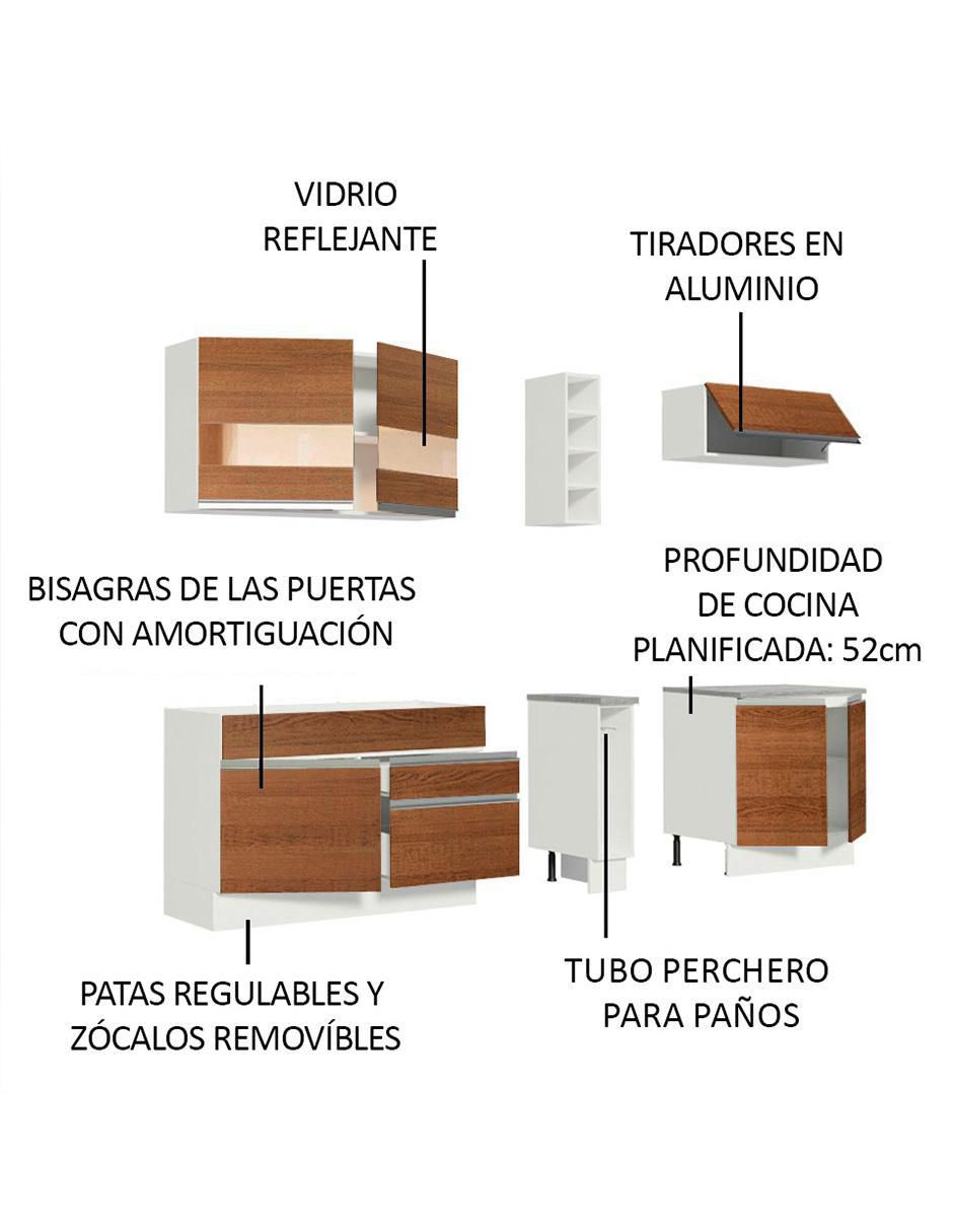 Cocina integral Parma Glamy 8