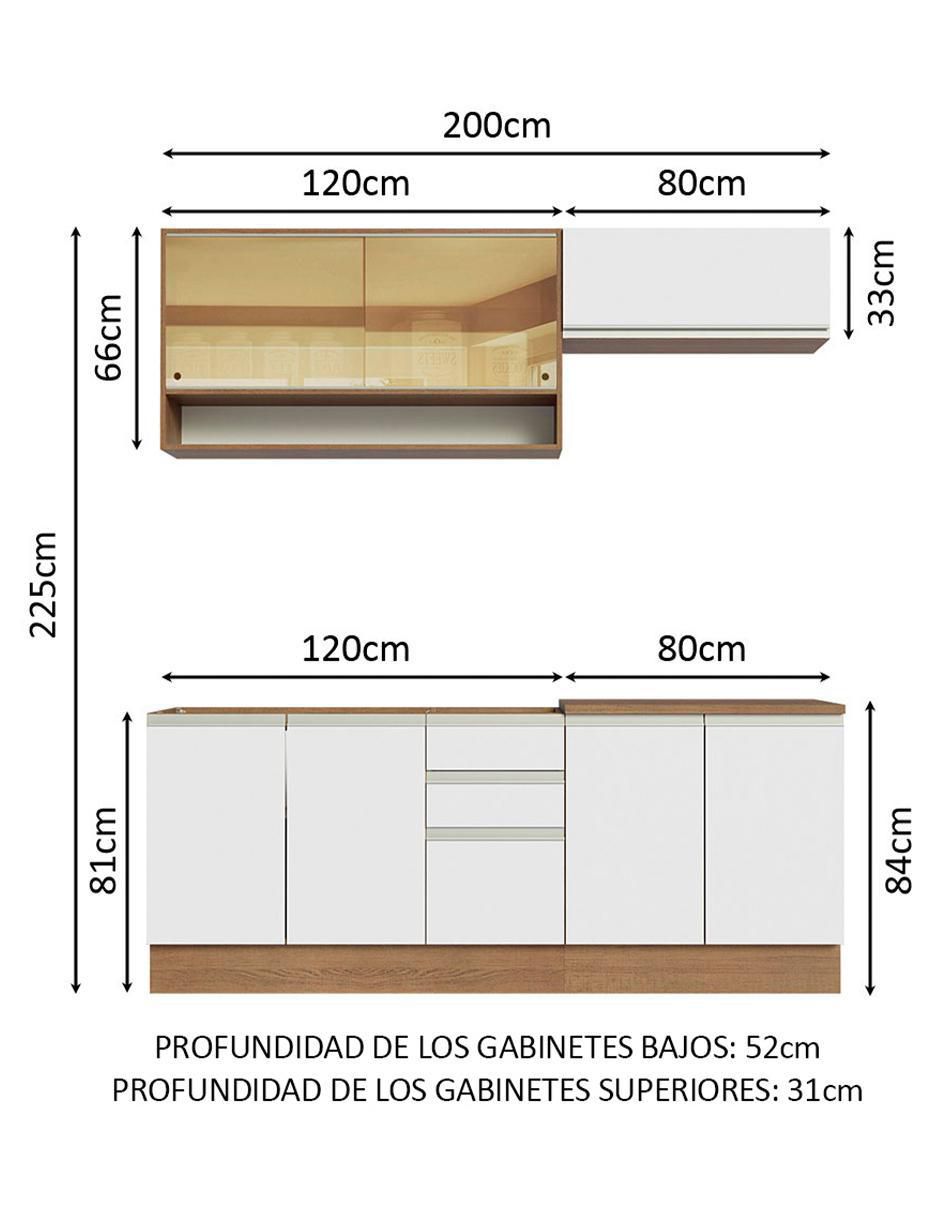 Cocina integral Glamy 11