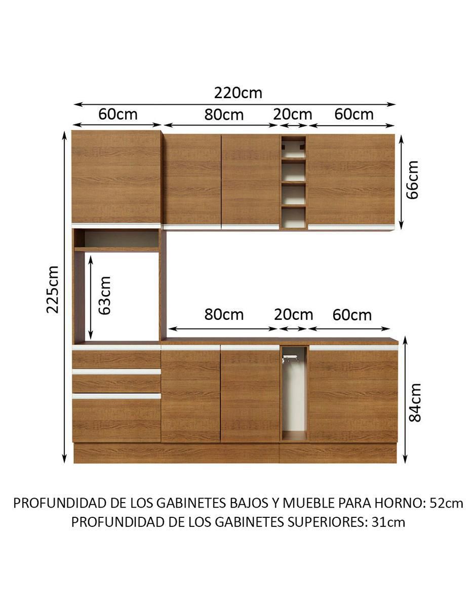 Cocina integral Áquila Glamy 10