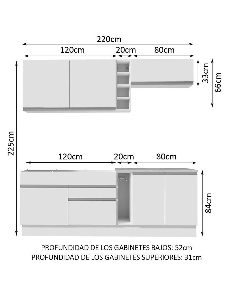Cocina integral Parma Glamy 10
