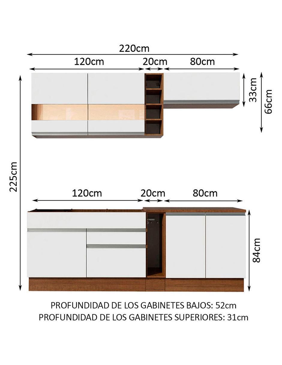 Cocina integral Parma Glamy 11