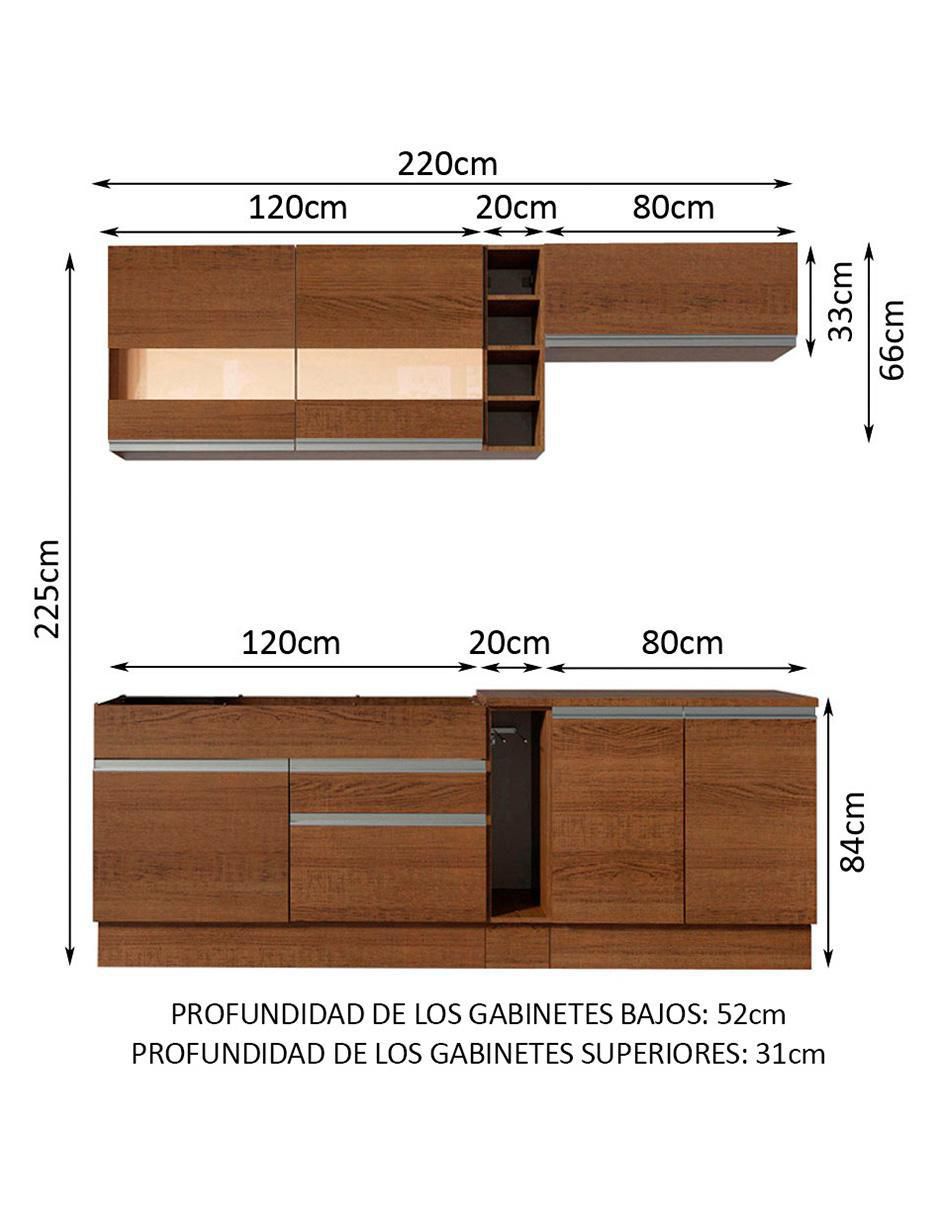 Cocina integral Parma Glamy 11