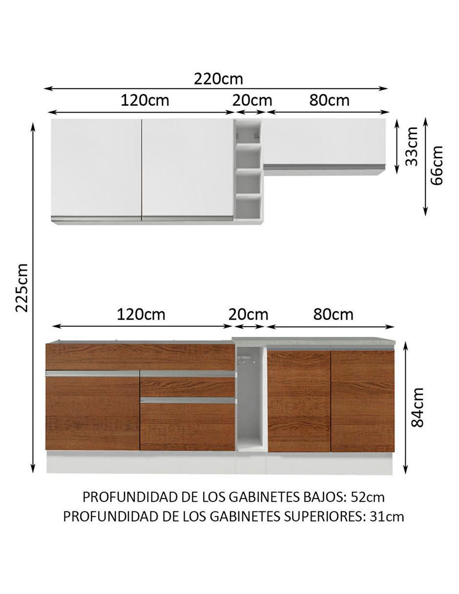 Cocina integral Parma Glamy 10