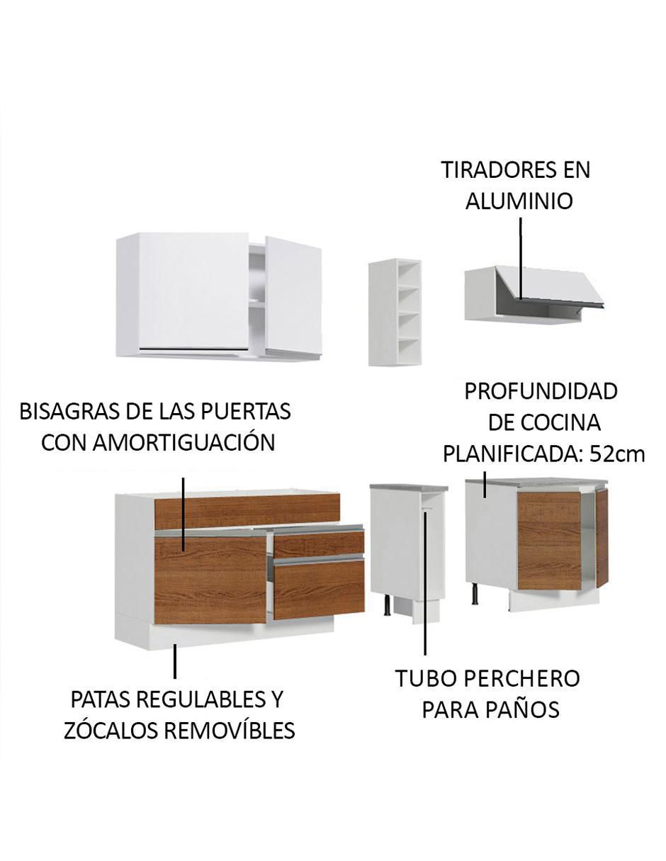 Cocina integral Parma Glamy 7