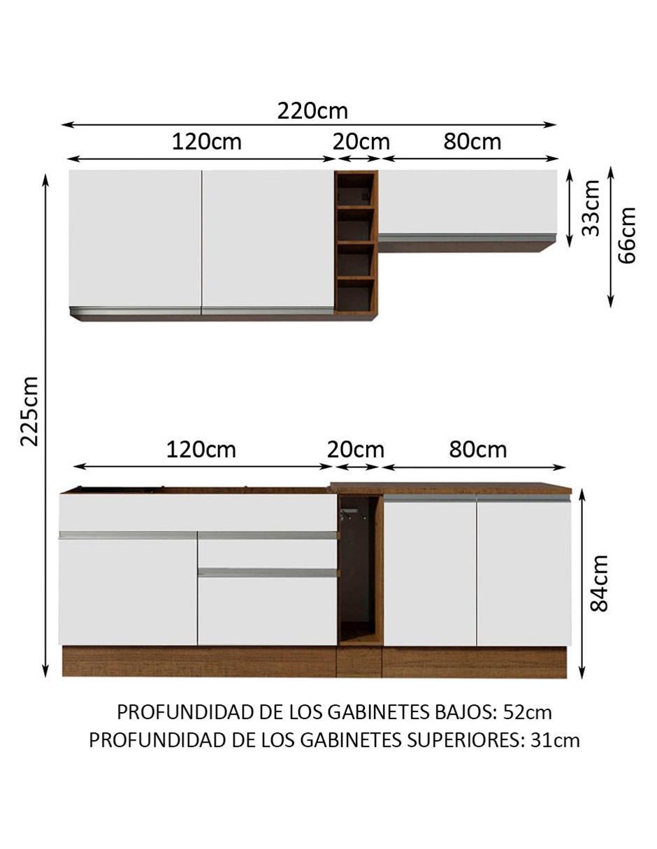 Cocina integral Parma Glamy 10