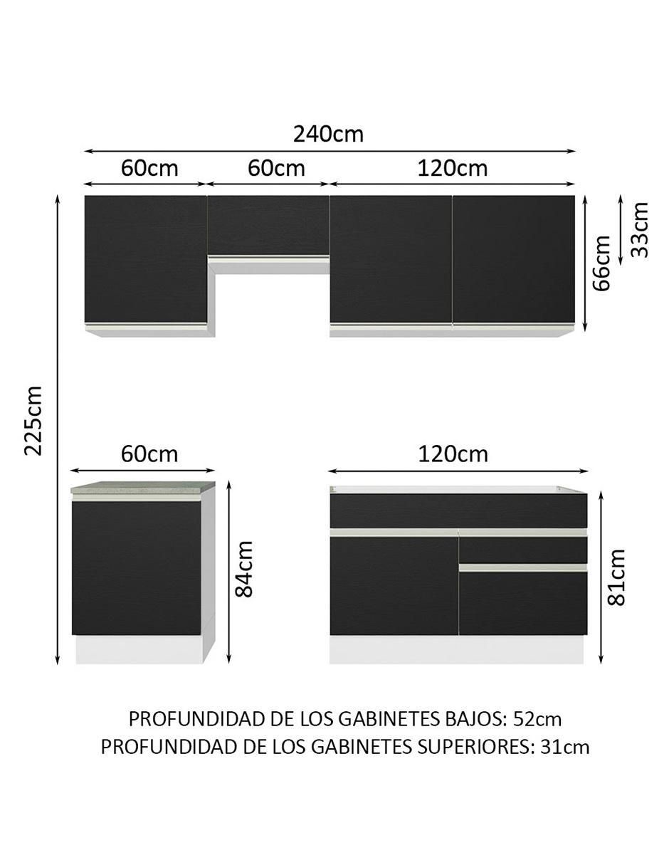 Cocina integral Glamy 11