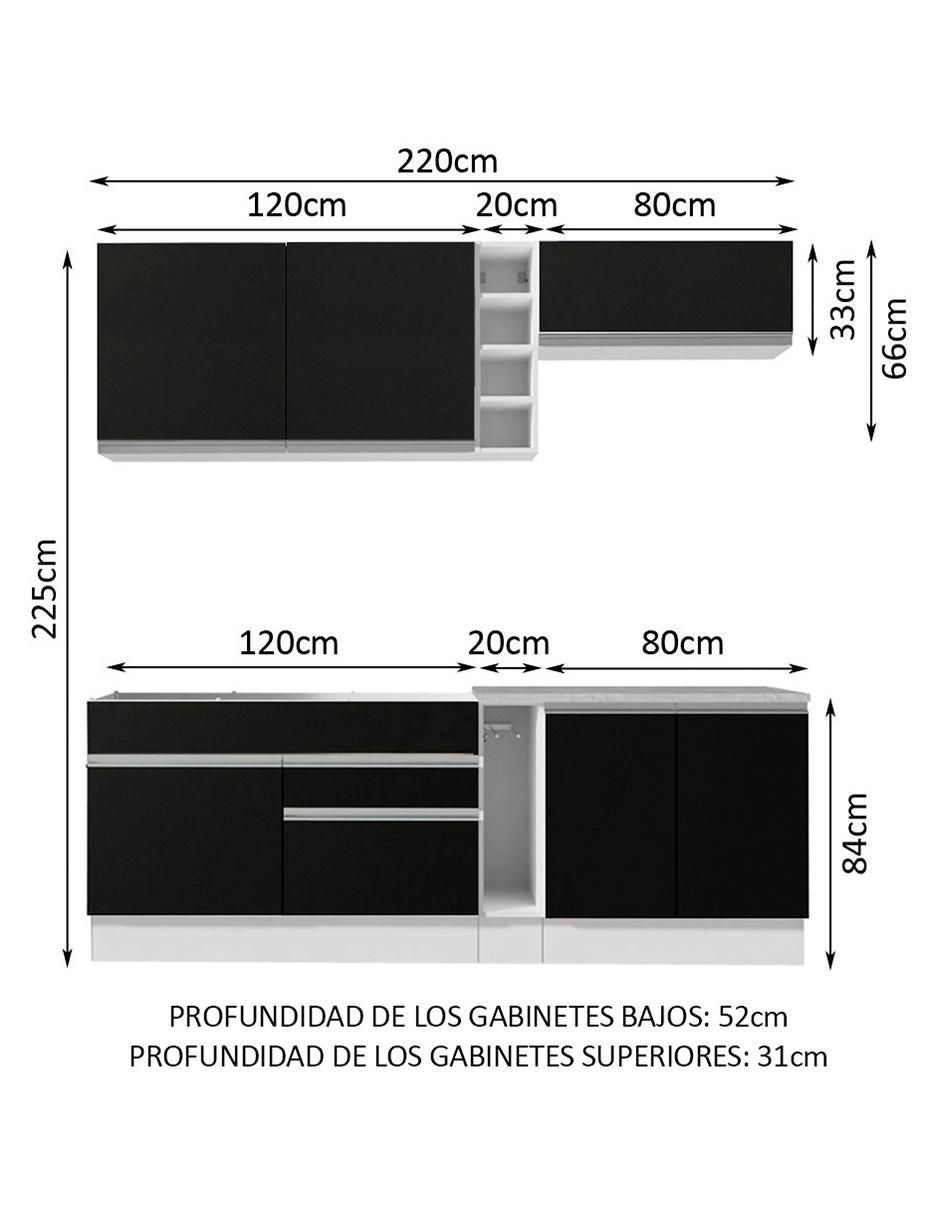 Cocina integral Parma Glamy 11