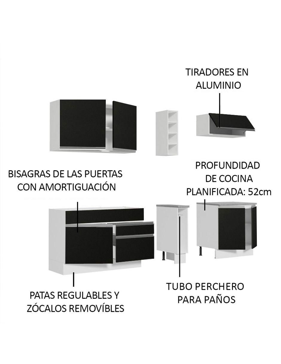 Cocina integral Parma Glamy 7