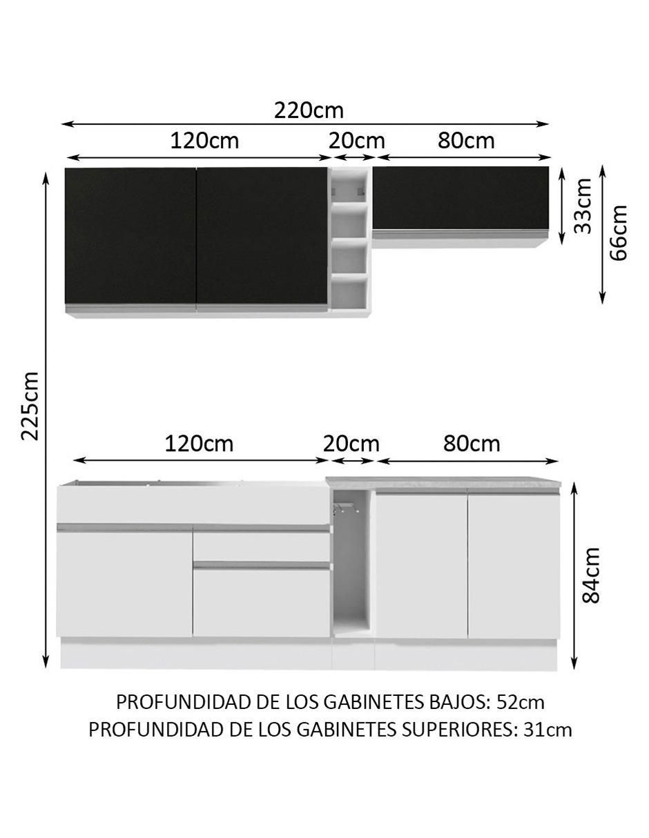 Cocina integral Parma Glamy 11