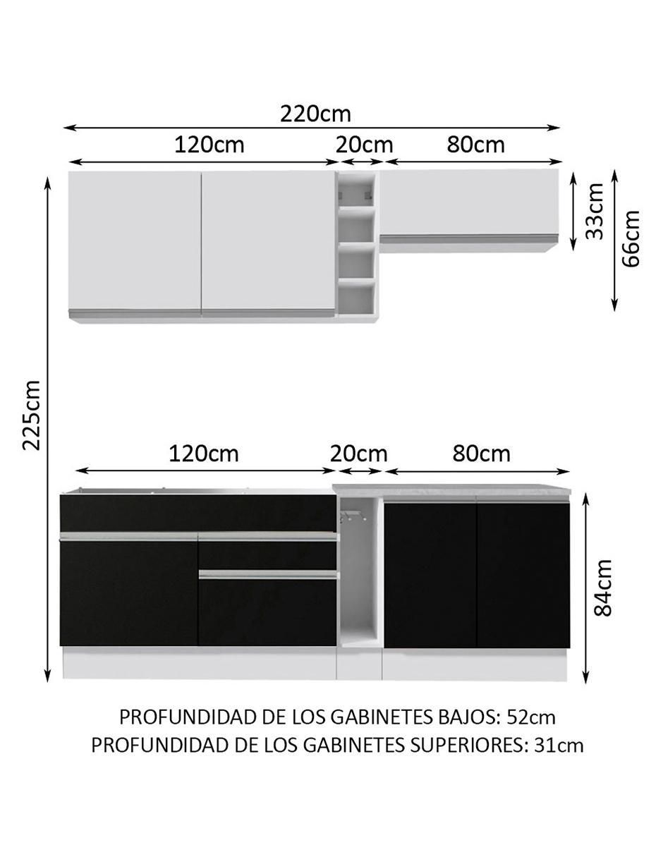 Cocina integral Parma Glamy 11