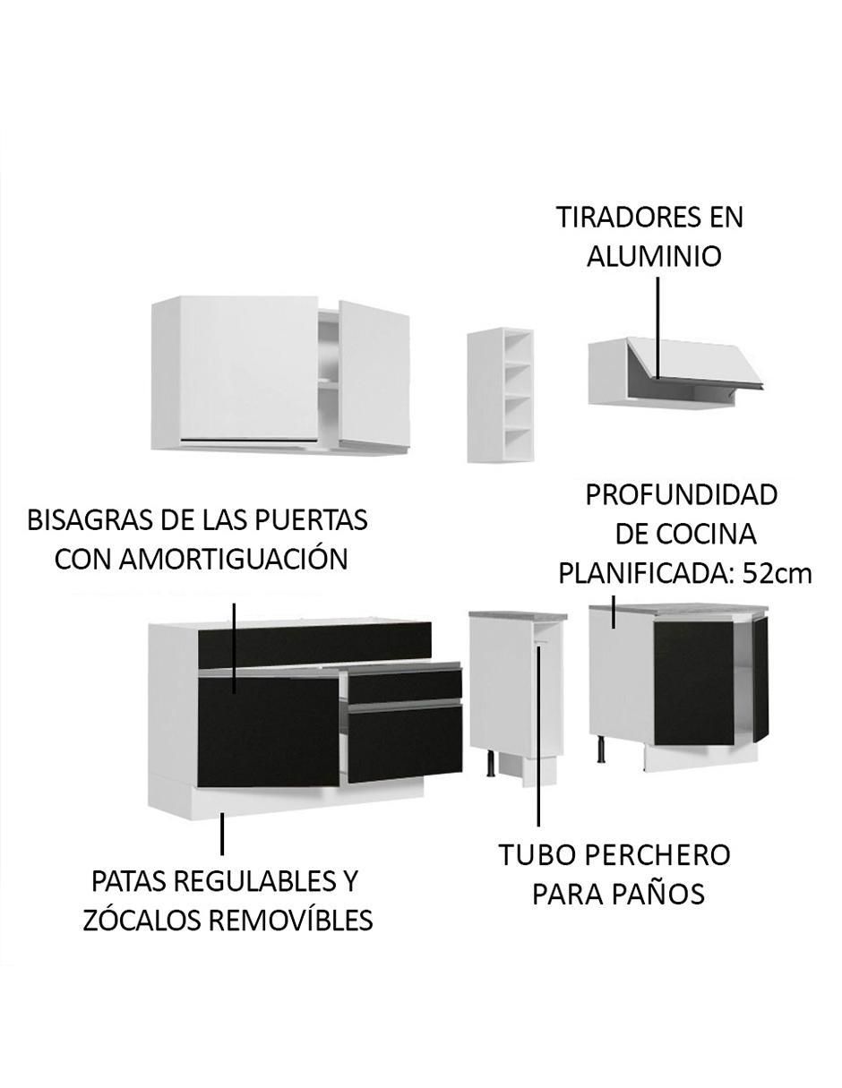 Cocina integral Parma Glamy 7