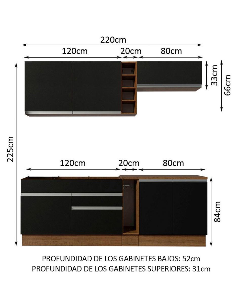 Cocina integral Parma Glamy 10