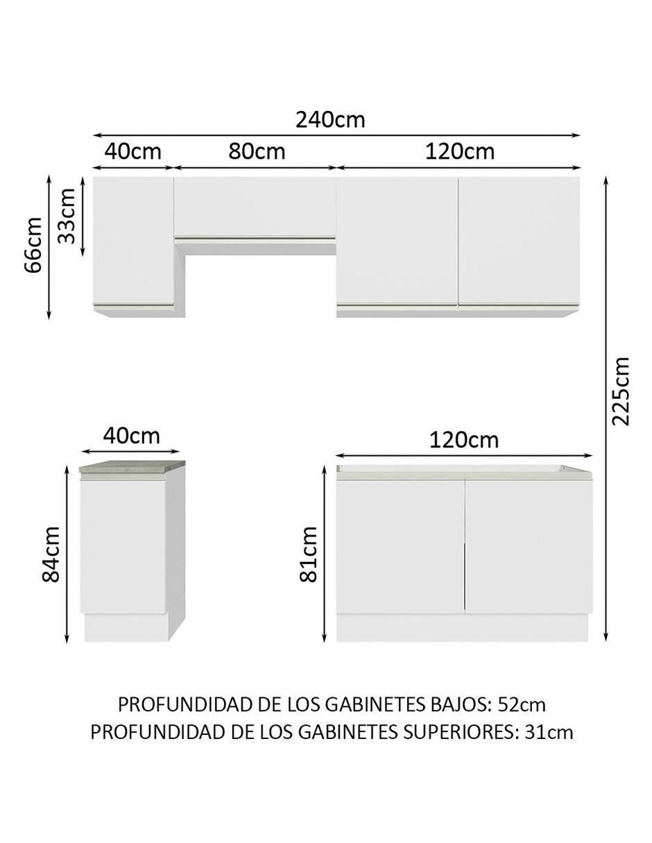 Cocina integral Glamy 10