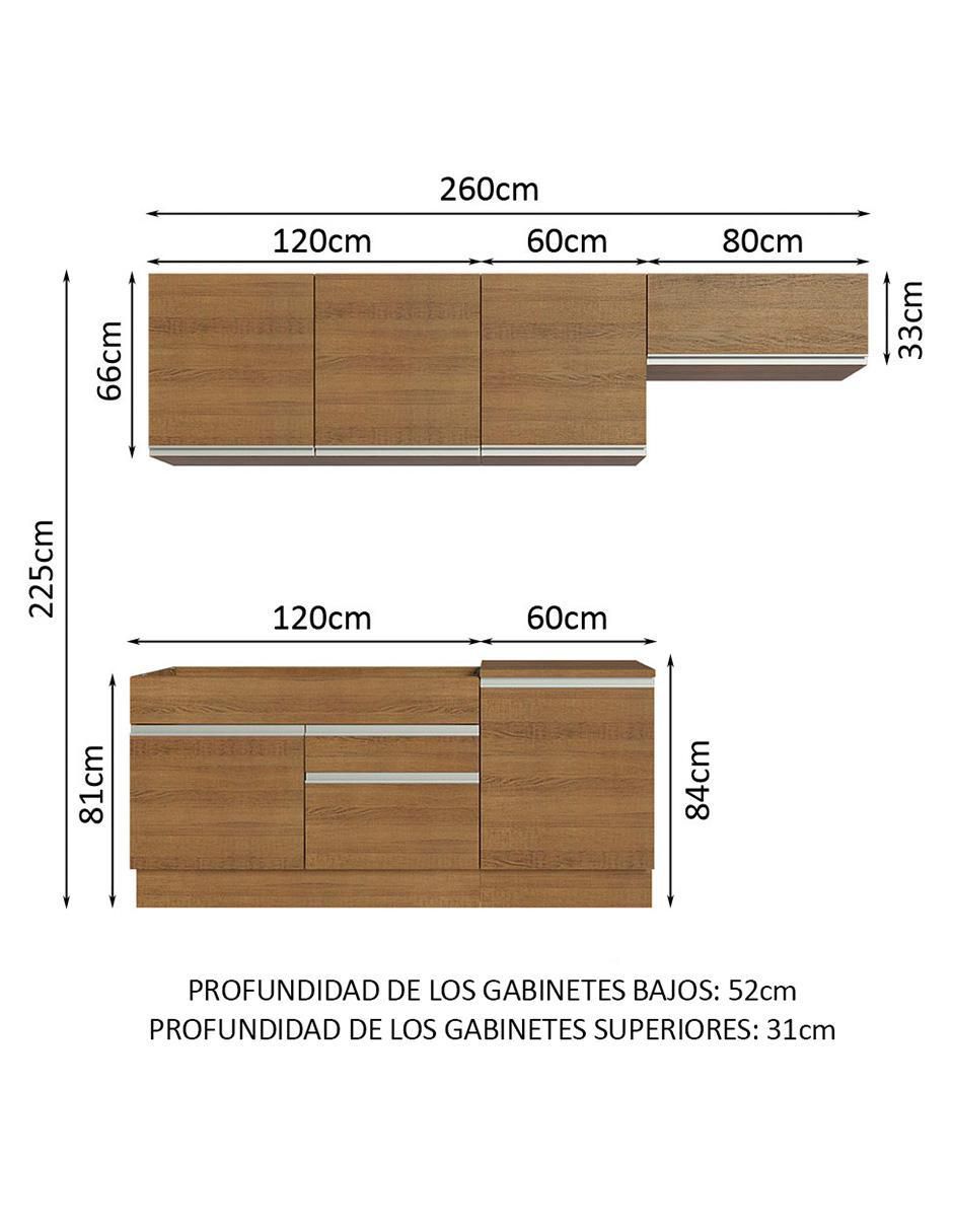 Cocina integral Glamy 12