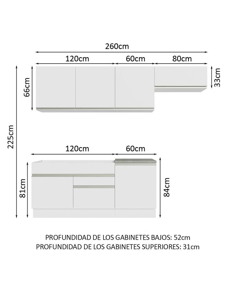 Cocina integral Glamy 11