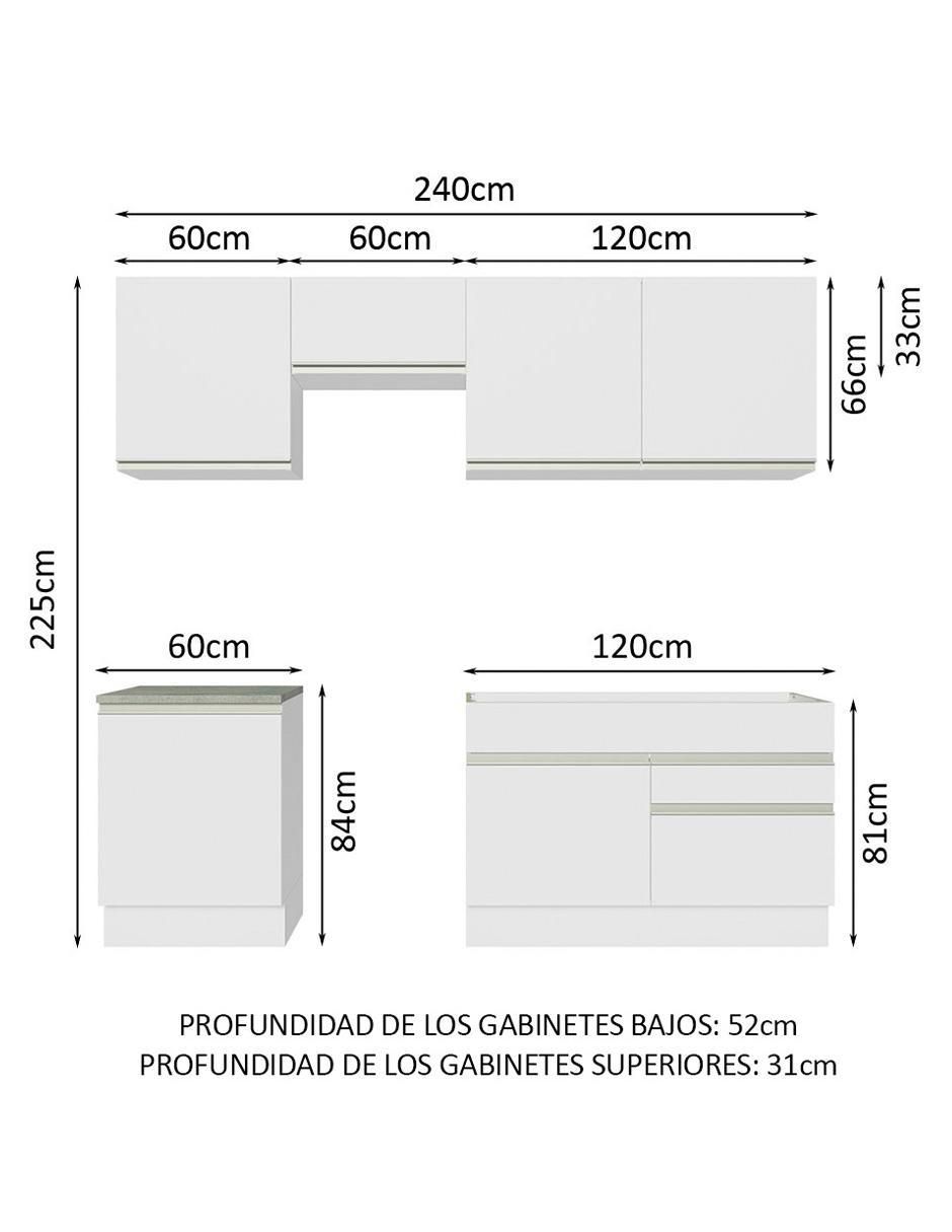 Cocina integral Glamy 10