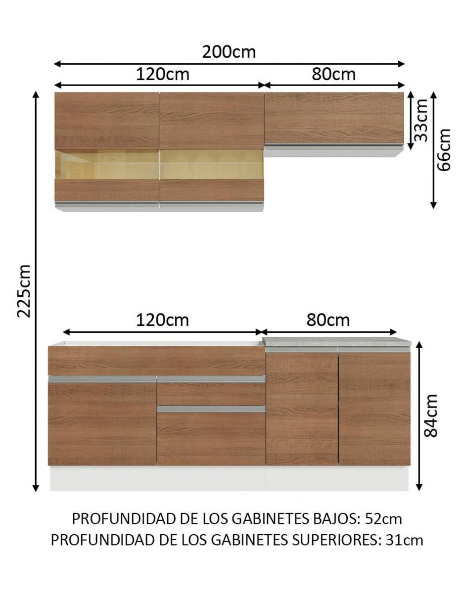 Cocina integral Glamy 11